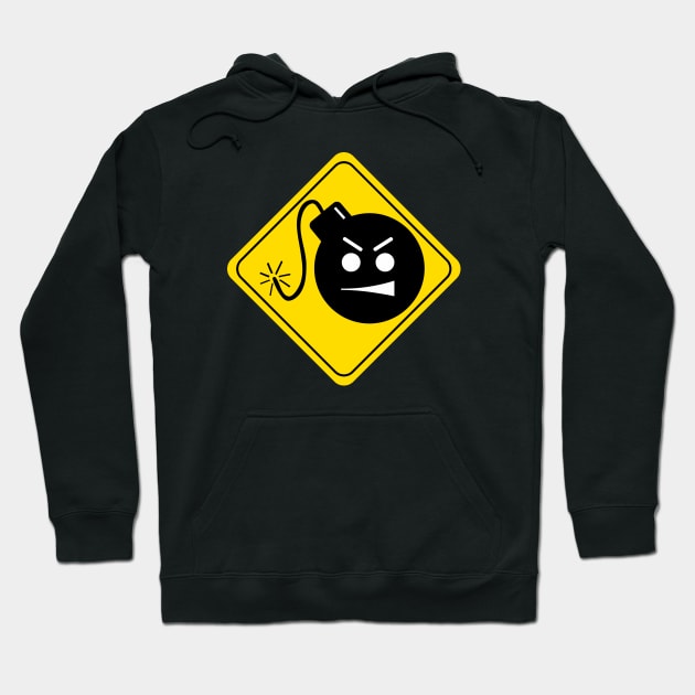 Serious Sam - Danger Sign Hoodie by Remus